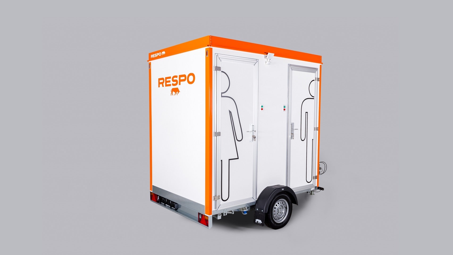Mobile double toilet 300L Mobile double toilet 300L